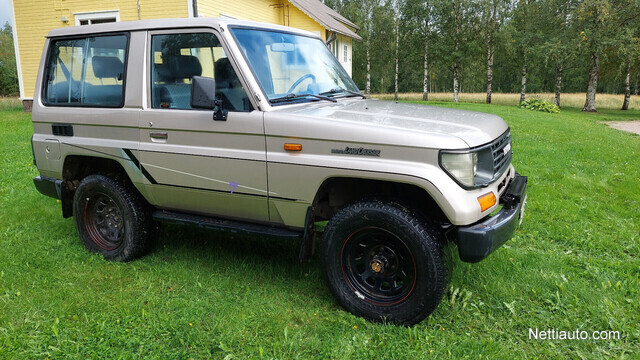 Toyota Land Cruiser rj 70 22r-e ruiskumoottorilla Maastoauto SUV 1991 ...