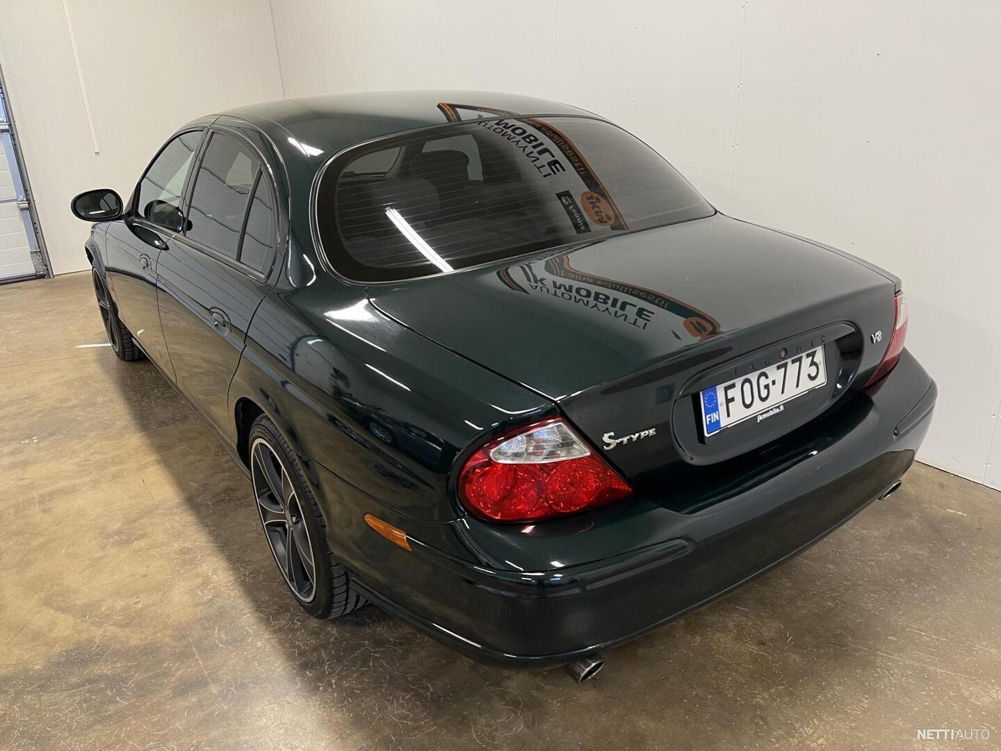 Jaguar S-Type 4,2 V8 298Hv Aut.* KATS.092023, H-KIRJA, NAHKAPENKIT  SÄHKÖSÄÄDÖILLÄ, 18 ALUT, TEHOKAS KISSAPETO! RAH. ALK. 69,00€KK Sedan 2003  - Used vehicle - Nettiauto