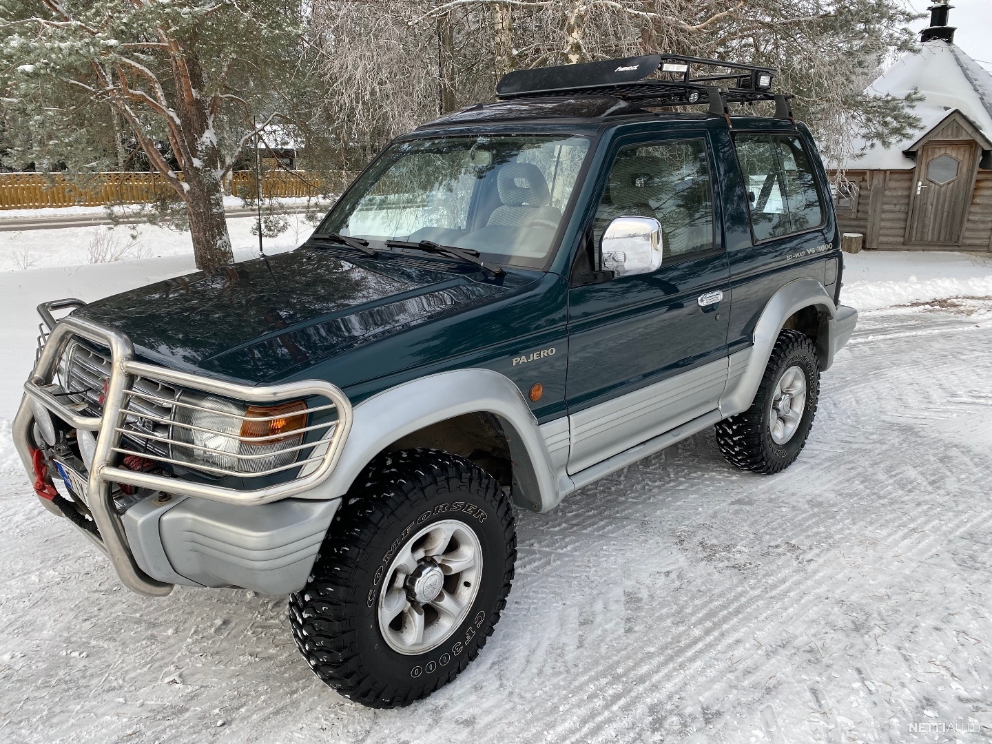 Mitsubishi Pajero 3.0 V6 4x4 hieno ja hyväkuntoinen lyhyt Pajero. Rahoitus  alk 69€/kk Maastoauto SUV 1997 - Vaihtoauto - Nettiauto