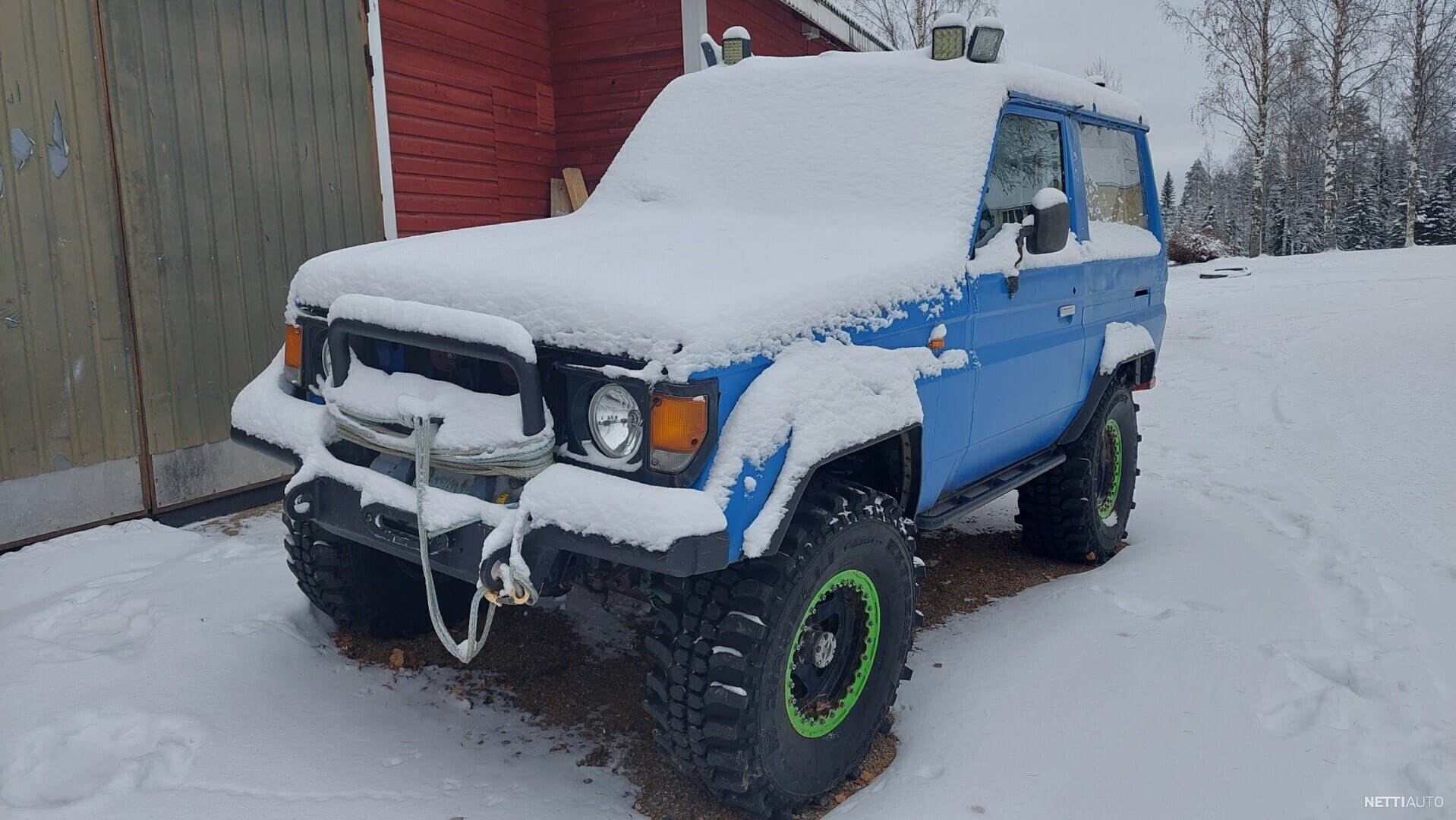 Toyota Land Cruiser Rj70 SIIRTORENKAILLA 2990,- Maastoauto SUV 1986 ...