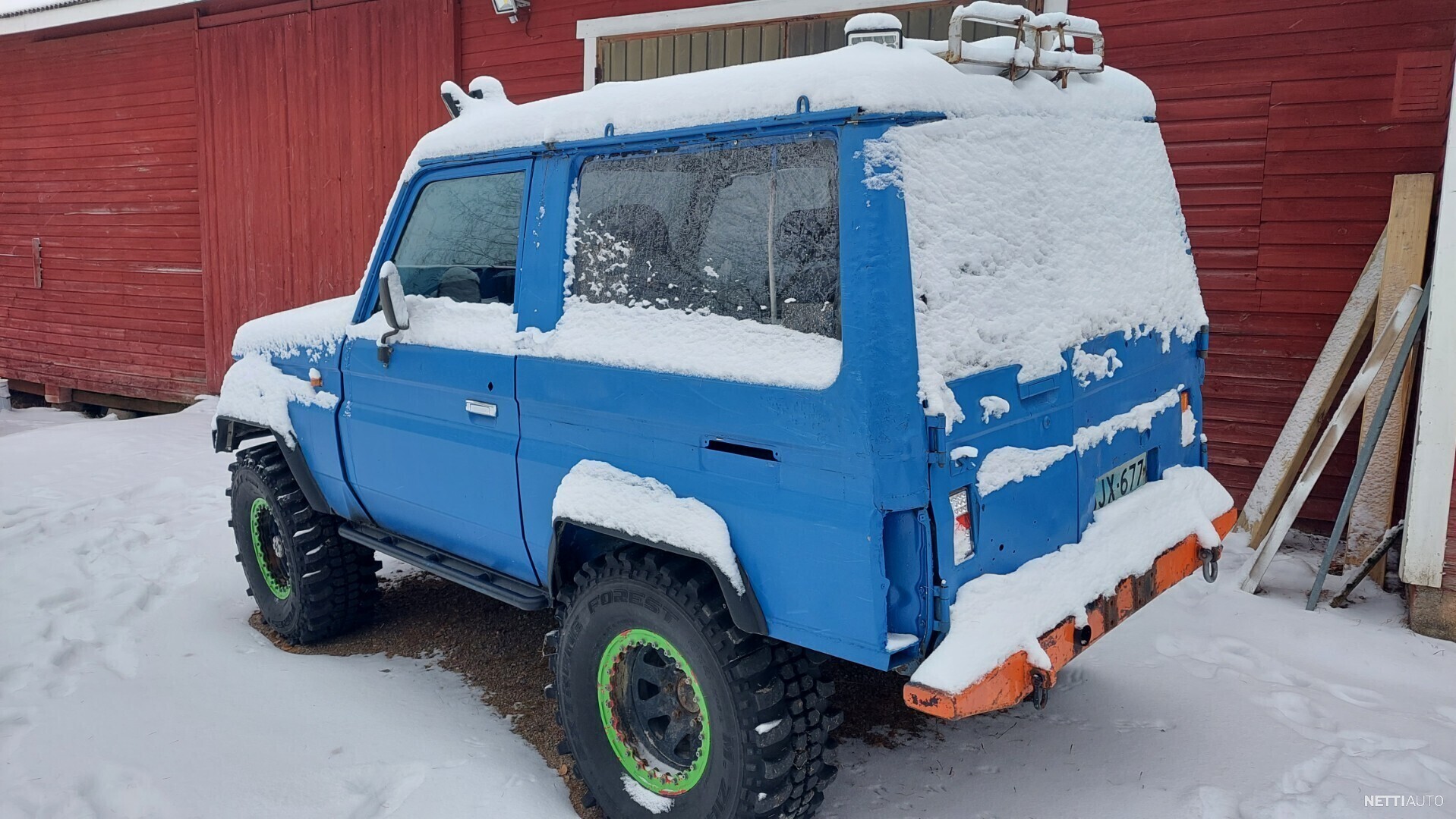 Toyota Land Cruiser Rj70 SIIRTORENKAILLA 2990,- Maastoauto SUV 1986 ...