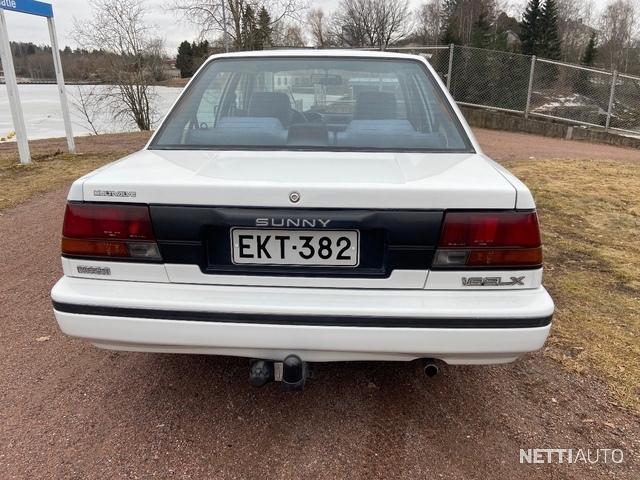 Nissan Sunny 1.6 Sed SLX Porrasperä 1990 - Vaihtoauto - Nettiauto
