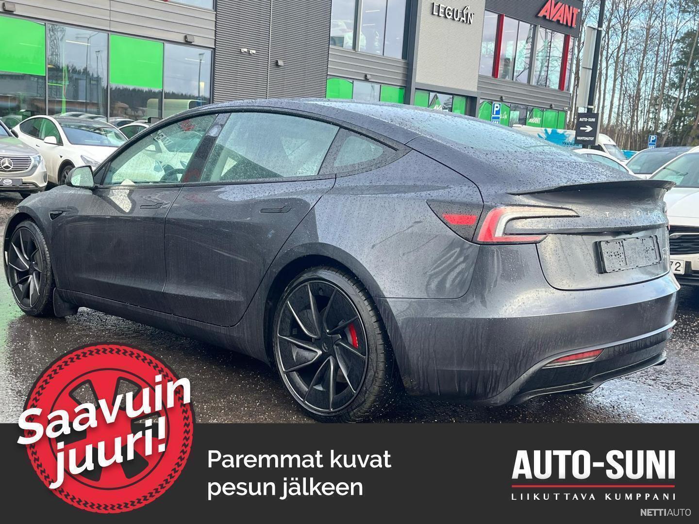 Tesla Model 3 Performance AWD Highland Porrasperä 2024 - Vaihtoauto ...