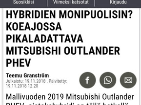 Mitsubishi Outlander PHEV