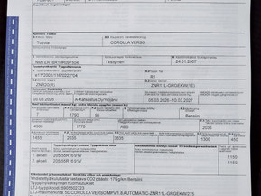 Toyota Corolla Verso